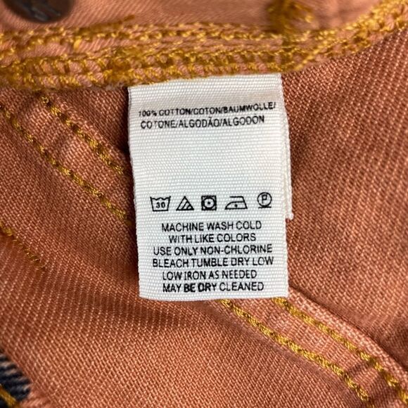 We The Free Denim Pineapple Combo Leopard Print Skirt Size 25 - Picture 5 of 5